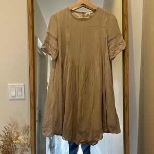 Aritzia eyelet detail dress